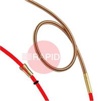 126.M007 Binzel Combination Teflon & Brass Liner 1.0 to 1.2mm 4M