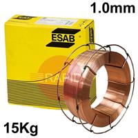 1391107700 ESAB OK Autrodur 56 G M 1mm Hardfacing MIG Wire, 15Kg Reel. (OK Autrod 13.91) MSG-6-GZ-C-60G