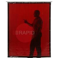 14.17.08 Cepro Bronze-CE Welding Curtain with Eyelets All Around - 180cm x 240cm, EN 25980