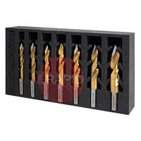 209015-SET3 HMT VersaDrive TurboTip Impact Drill Bit InsertFoam 7 Piece Set (6.8, 8, 8.5, 10, 10.5, 12, 14mm)