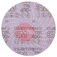 3M-05059 3M Cubitron II Hookit Clean Sanding Film Disc 775L, 152mm, 400+ (Box of 50)