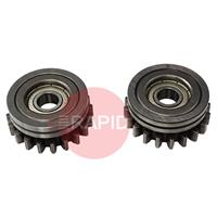 4017233 PATON K-Groove Feed Roller Set of 2 - Flux Cored Wire: 1.0mm (4 Roll MAXwire)