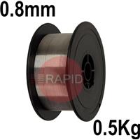 40430805 0.8mm Aluminium Mig Wire ER4043, (AlSi5) NG21. 0.5kg Spool
