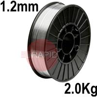 40431220 1.2mm Aluminium Mig Wire ER4043, (AlSi5) NG21. 2kg Spool