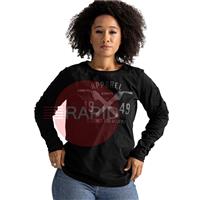 681270010FD Kemppi Wear 0022 Black Women Long Sleeve T-Shirt - Small