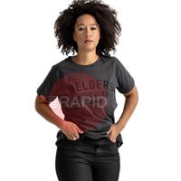 681590014FC Kemppi Wear 0023 Dark Grey Women Short Sleeve T-Shirt - X Small