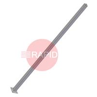 83.10.02 CEPRO Hanging Rail Steel Pole - 80mm Diameter, with 300mm Footplate