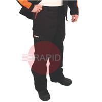 9874248 Kemppi Welding Trousers -  Small, 78cm Waist, 81cm Inner Leg, EN11611