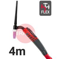 CK-EDS18F04 CK Diamond EDS 18FX Flex Head Water Cooled Tig Torch, 4m