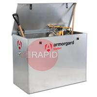 GB3 Armorgard Toolbin, Galvanised Storage Box, 1190 × 585 × 850mm