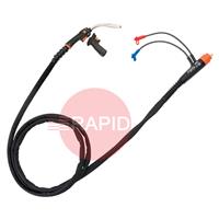 GXE405W6 Kemppi Flexlite GXe K5 405W Water Cooled 400A MIG Torch, w/ Euro Connection - 6m