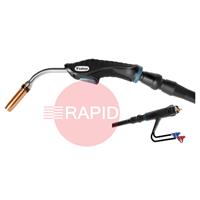 MB2602-030 Trafimet ERGOPLUS 500 Water Cooled MIG Torch w/ Euro Connection, 500A CO2, 450A Mixed Gas - 3m