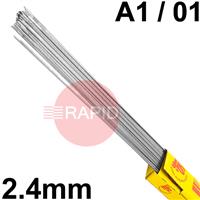 RO112401 SIF SIFSTEEL No 11 2.4mm Tig Wire, 1.0kg Pack - BS: 1453: A1, EN 12536: 01