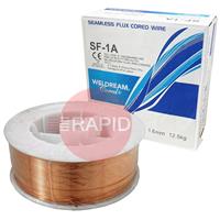 SF-1A16125 Nittetsu SF-1A, 1.6mm MIG Wire, 12.5Kg Reel, AWS A5.20 E71T-1M