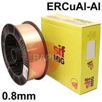 WO320812A Sifmig 328 92/8 aluminium bronze wire 0.8mm Dia 12.5kg Spl, ERCuAl-Al