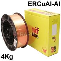 WO320840 SifMig 328 92/8, Aluminium Bronze MIG Wire, 4Kg Reel, ERCuAl-Al