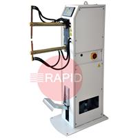 ZX4641 Tecna 20 kVA Column Pedal Operated Spot Welder Package w/ TE101 Processor & Water Recirculator