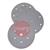 090516  SAITAC D-VEL 4V Hook & Loop No Hole Aluminium/Oxide Velcro Disc 150mm, Grit 800 (Box of 50)