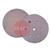 091146  SAITAC D-VEL 4S Paper Hook & Loop No Hole Aluminium/Oxide Velcro Disc 150mm, Grit 320 (Box of 100)