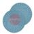 0910-AEROMAX  SAIT AEROMAX D-VEL 6S Hook & Loop Ceramic Velcro Disc 150mm Diameter, FM