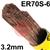 EM7244700700  ESAB OK Tigrod 12.64 3.2mm Steel TIG Wire, 5Kg Pack - AWS A5.18 ER70S-6