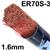 151650B  Bohler EML 5 Steel Tig Wire, 1.6mm Diameter x 1000mm Cut Lengths - AWS A5.18 ER70S-3. 5.0kg Pack