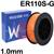 3010203708  Low Alloy Steel MIG Wire, 1.0mm Diameter - AWS A5.28 ER110S-G, 15Kg Reel