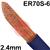 3010300158  Mild Steel A18 TIG Wire, 2.4mm Diameter x 1000mm Cut Lengths - AWS A5.18 ER 70S-6, 5Kg Pack