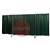 36.31.66  CEPRO Robusto XL Triptych Welding Screen with Green-6 Curtain - 4.4m Wide x 2.1m High, Approved EN 25980