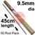 43-049-002  Arcair SLICE 9.5mm Diameter x 45cm Long, Uncoated Electrodes (3/8