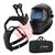 4600.180                                            Optrel Sphere X CLT Auto Darkening Welding Helmet & Swiss Air PAPR Air Fed Halfmask System, Ready to Weld Package