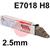 599206  Lincoln Electric 7018 Low Hydrogen Electrodes 2.5mm Diameter x 350mm Long. 12.3kg Carton (3 x 4.1kg 190 Rod Packs) E7018 H8