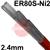 9SS14293-9  Lincoln LNT Ni2.5, 2.4mm Steel TIG Wire, 5Kg Pack, ER80S-Ni2