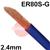 6011100579  Corten Steel TIG Wire, 2.4mm Diameter x 1000mm Cut Lengths - AWS A5.28 ER80S-G, 5Kg Pack