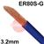 6011100580  Corten Steel TIG Wire, 3.2mm Diameter x 1000mm Cut Lengths - AWS A5.28 ER80S-G, 5Kg Pack