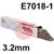 619038  Lincoln Electric 7018-1 Low Hydrogen Electrodes 3.2mm Diameter x 350mm Long. 12.6kg Carton (3 x 4.2kg 120 Rod Packs). E7018-1