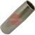 0700500906  Gas Nozzle - Thick Wall. Use For Heavy Duty & Aluminium Welding Operations.