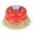 GCRG-140  Abracs Crimp Wire Cup Brush, 75mm Diameter x M10 1.5 Thread