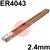 ED701958  Lincoln Superglaze 4043 Aluminium Tig Wire, 2.4mm Diameter x 1000mm Cut Lengths - AWS 5.10 ER4043. 5.0kg Pack