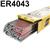 108040  ESAB OK Tigrod 4043 Aluminium TIG Wire, AWS A5.10 R4043. 2.5Kg Pack