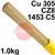 RP02240  SIF SIFREDICOTE No2 TIG Wire, 1Kg Pack - EN 1044: CU 305, BS: 1845: CZ8 1453 C5