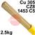 PAR-1236-004  SIF SIFREDICOTE No2 TIG Wire, 2.5Kg Pack - EN 1044: CU 305, BS: 1845: CZ8 1453 C5