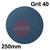 101030-0170  SAITEX-D Zirconium 250mm Sanding Disc 40 Grit