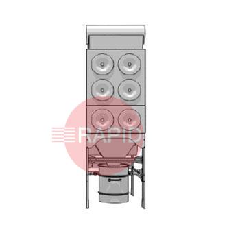 0000100845  Plymovent MDB-6 MultiDust Bank Central Filter System Package