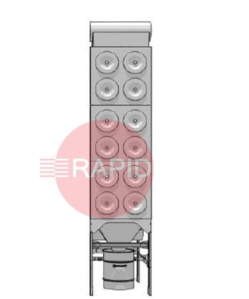 0000100851  Plymovent MDB-12/V MultiDust Bank Central Filter System Package