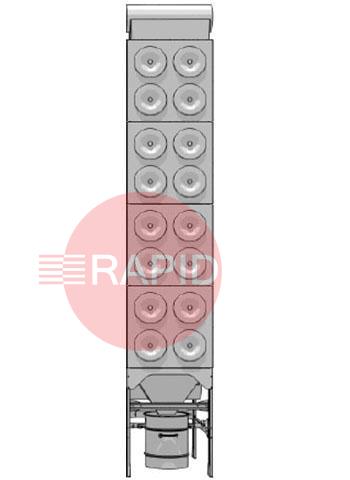 0000100854  Plymovent MDB-16/V MultiDust Bank Central Filter System Package