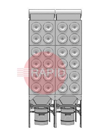 0000100858  Plymovent MDB-24/V MultiDust Bank Central Filter System Package