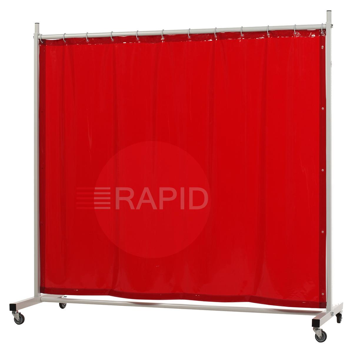 36.32.15  CEPRO Robusto Single Welding Screen with Orange-CE Curtain - 2.2m Wide x 2.1m High, Approved EN 25980