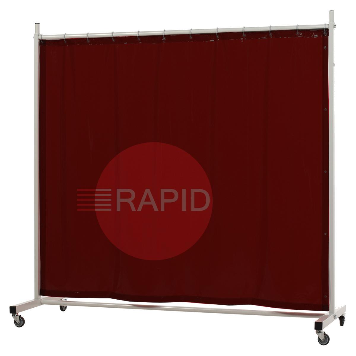 36.32.17  CEPRO Robusto Single Welding Screen with Bronze-CE Curtain - 2.2m Wide x 2.1m High, Approved EN 25980