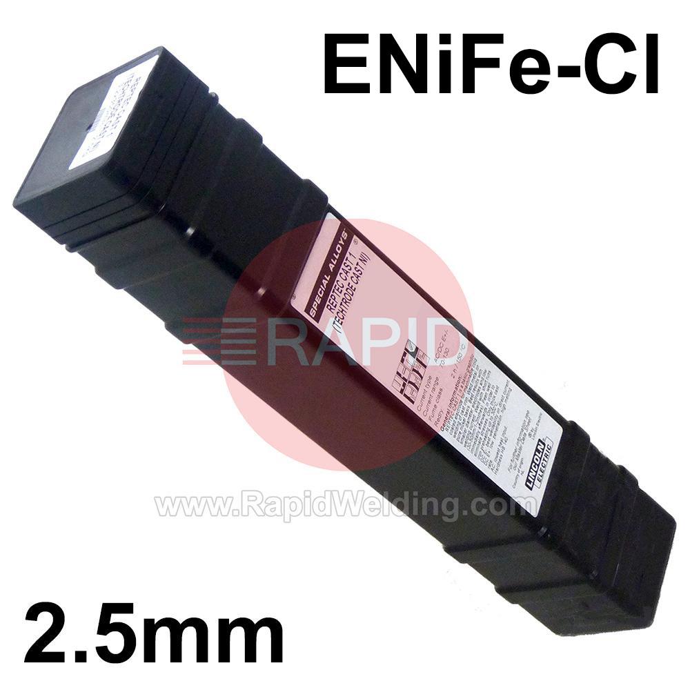 400915-1  Lincoln Reptec Cast 31 2.5mm x 300mm Long 3.3kg Pack, ENiFe-CI